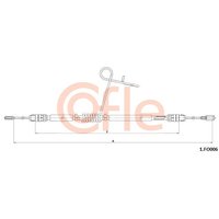 Telco Handbrake Cable for Ford Transit Custom - Rear Right Hand | 1.FO006 | GSF Car Parts