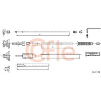 Telco Accelerator Cable | 10.1179 | GSF Car Parts
