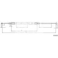 Telco Handbrake Cable for BMW 3 Series - Rear | 10.4232 | GSF Car Parts