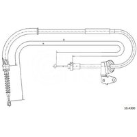Telco Handbrake Cable for Mini - Right Hand | 10.4300 | GSF Car Parts