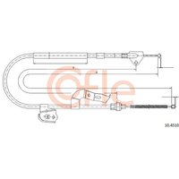 Telco Citroen C1 Handbrake Cable - Right Hand | 10.4510 | GSF Car Parts
