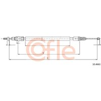 Telco Citroen C4 Grand Picasso Handbrake Cable - Left Hand | 10.4663 | GSF Car Parts