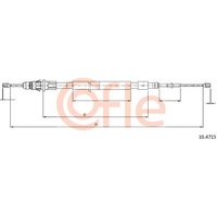 Handbrake Cable - Rear Lh/rh Telco Fits: CITROEN C3 PLURIEL