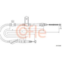 Telco Handbrake Cable for Land Rover Freelander - Right Hand | 10.5160 | GSF Car Parts