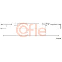 Telco Handbrake Cable for Peugeot 307 - Rear | 10.6044 | GSF Car Parts