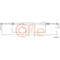 Telco Handbrake Cable for Peugeot 406 - Right Hand | 10.6215 | GSF Car Parts
