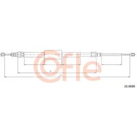 Telco Renault Megane Handbrake Cable - Rear | 10.6688 | GSF Car Parts