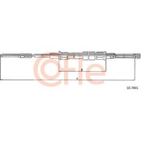Telco Volkswagen Jetta Handbrake Cable - Rear | 10.7401 | GSF Car Parts
