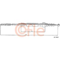 Telco Volkswagen Vento Handbrake Cable - Rear | 10.7403 | GSF Car Parts