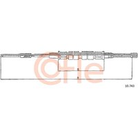 Telco Volkswagen Caddy Handbrake Cable - Rear | 10.743 | GSF Car Parts