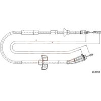 Telco Volvo Xc70 Cross Country Handbrake Cable - Rear | 10.8066 | GSF Car Parts