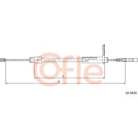 Telco Handbrake Cable for Mercedes-Benz C-Class - Left Hand | 10.9434 | GSF Car Parts