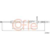 Telco Mercedes-Benz C-Class Handbrake Cable - Right Hand | 10.9435 | GSF Car Parts