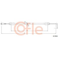 Telco Handbrake Cable for Mercedes-Benz Sprinter - Front | 10.9864 | GSF Car Parts
