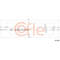 Telco Citroen Nemo Gear Control Cable | 11.3295 | GSF Car Parts