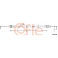 Telco Ford S-Max Handbrake Cable - Left Hand | 11.5496 | GSF Car Parts