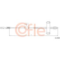 Telco Handbrake Cable - Centre | 11.5565 | GSF Car Parts