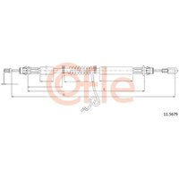 Telco Ford Transit Handbrake Cable - Right Hand | 11.5679 | GSF Car Parts