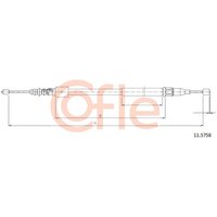 Telco Handbrake Cable for Vauxhall And Opel Combo - Left Hand | 11.5758 | GSF Car Parts