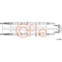 Telco Handbrake Cable for Vauxhall And Opel Astra - Rear | 11.5863 | GSF Car Parts