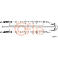 Telco Vauxhall And Opel Zafira Handbrake Cable - Rear | 11.5864 | GSF Car Parts