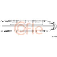 Telco Handbrake Cable for Vauxhall And Opel Zafira - Rear | 11.5866 | GSF Car Parts