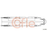 Telco Handbrake Cable for Vauxhall And Opel Astra - Rear | 11.5952 | GSF Car Parts