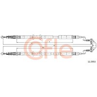 Telco Vauxhall And Opel Astravan Handbrake Cable - Rear | 11.5953 | GSF Car Parts