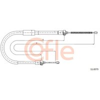Telco Renault Clio Handbrake Cable - Right Hand | 11.6573 | GSF Car Parts