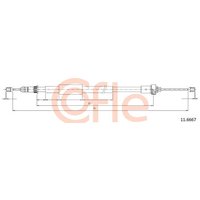 Telco Handbrake Cable for Renault Modus - Left Hand | 11.6667 | GSF Car Parts