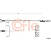 Telco Vauxhall And Opel Sintra Handbrake Cable - Centre | 11.6802 | GSF Car Parts