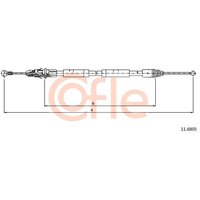 Telco Handbrake Cable for Nissan Primastar - Right Hand | 11.6805 | GSF Car Parts