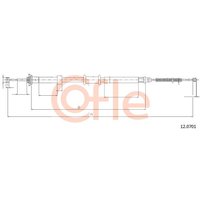 Telco Fiat Panda Handbrake Cable - Right Hand | 12.0701 | GSF Car Parts