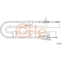 Telco Nissan X-Trail Handbrake Cable - Left Hand | 17.0335 | GSF Car Parts