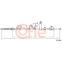 Telco Toyota Auris Handbrake Cable - Left Hand | 17.1091 | GSF Car Parts