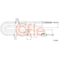 Telco Handbrake Cable for Hyundai Coupe - Left Hand | 17.2526 | GSF Car Parts