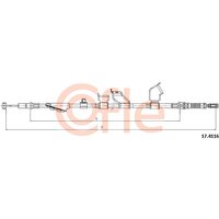 Telco Handbrake Cable for Honda Civic - Rear Right Hand | 17.4116 | GSF Car Parts