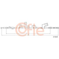 Telco Handbrake Cable for Honda Civic - Right Hand | 17.4214 | GSF Car Parts