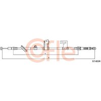 Telco Handbrake Cable for Honda Jazz - Right Hand | 17.4224 | GSF Car Parts