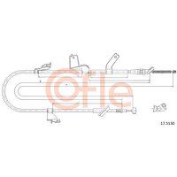 Telco Suzuki Splash Handbrake Cable - Right Hand | 17.5130 | GSF Car Parts