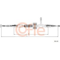 Telco Handbrake Cable - Left Hand | 251.32 | GSF Car Parts
