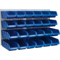 SEALEY Bin & Panel Combination 24 Bins - Blue | TPS131 | GSF Car Parts