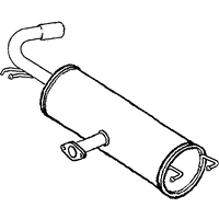 A2A Toyota Rav 4 Rear Box/silencer | GSF Car Parts