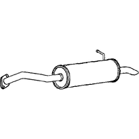 A2A Toyota Auris Rear Box/silencer | GSF Car Parts