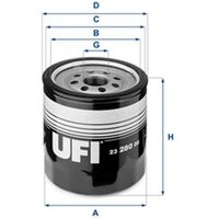 UFI Ford Tourneo Connect Oil Filter - Screw On | 23.280.00 | GSF Car Parts