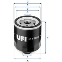 UFI Audi A2 Oil Filter - Screw On | 23.453.00 | GSF Car Parts