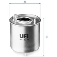 UFI Fuel Filter - In-Line | 24.127.00 | GSF Car Parts