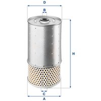 UFI Mercedes-Benz 124 Oil Filter - Insert | 25.528.00 | GSF Car Parts