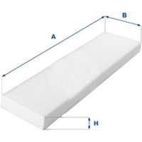 UFI Mini Convertible Cabin Filter - Particulate Filter | 53.156.00 | GSF Car Parts