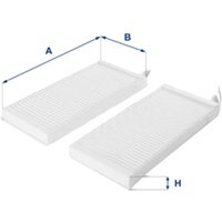 UFI Mercedes-Benz Citan Cabin Filter - Particulate Filter | 53.164.00 | GSF Car Parts